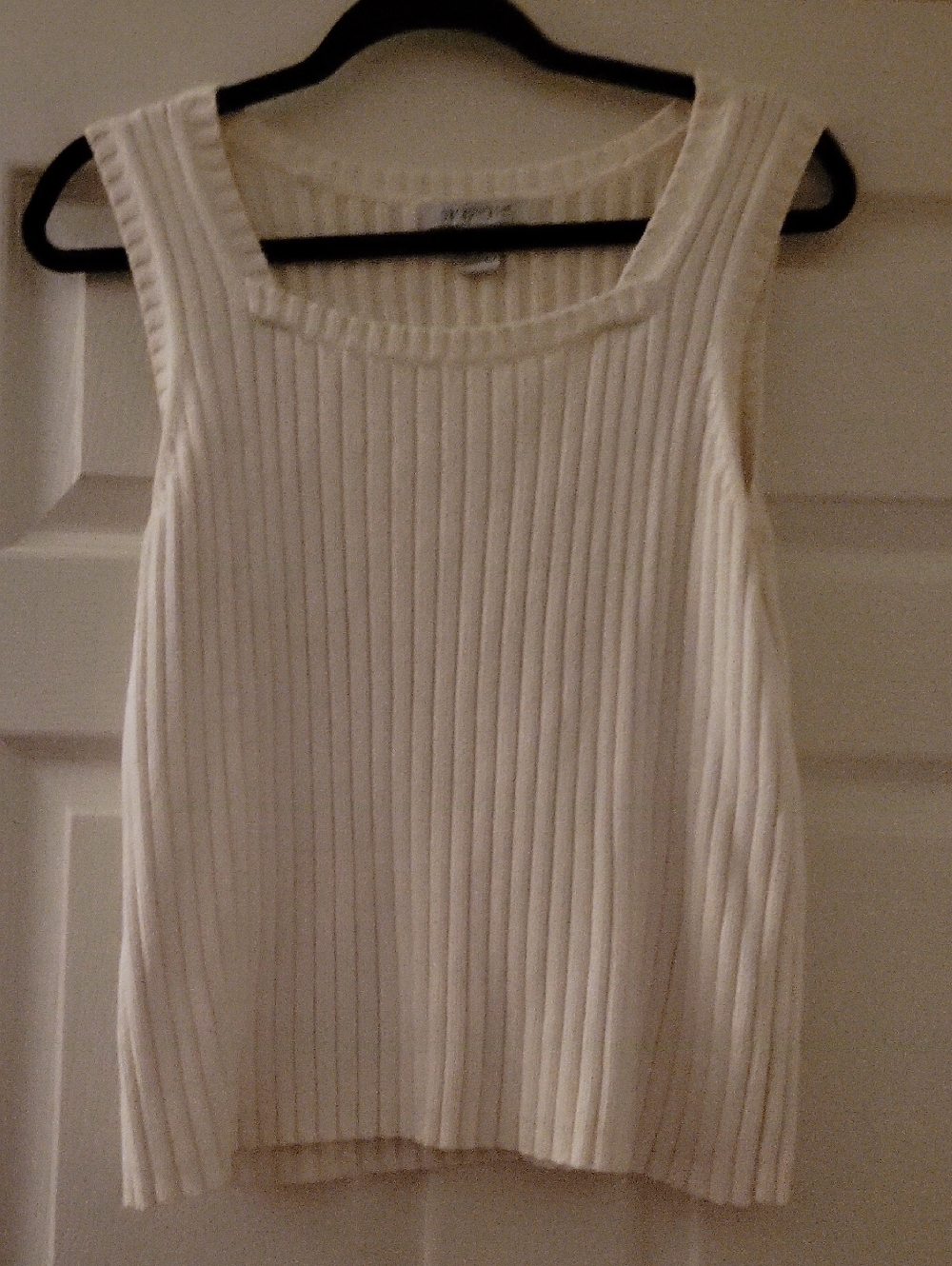 Paraphrase Ribbed Cotton Tank